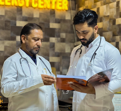 Specialists at the Afghanistan Allergy Center